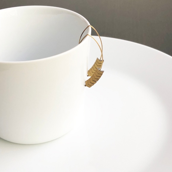 NEW "Merida" Stone Earrings (gold) - Picture 4 of 8